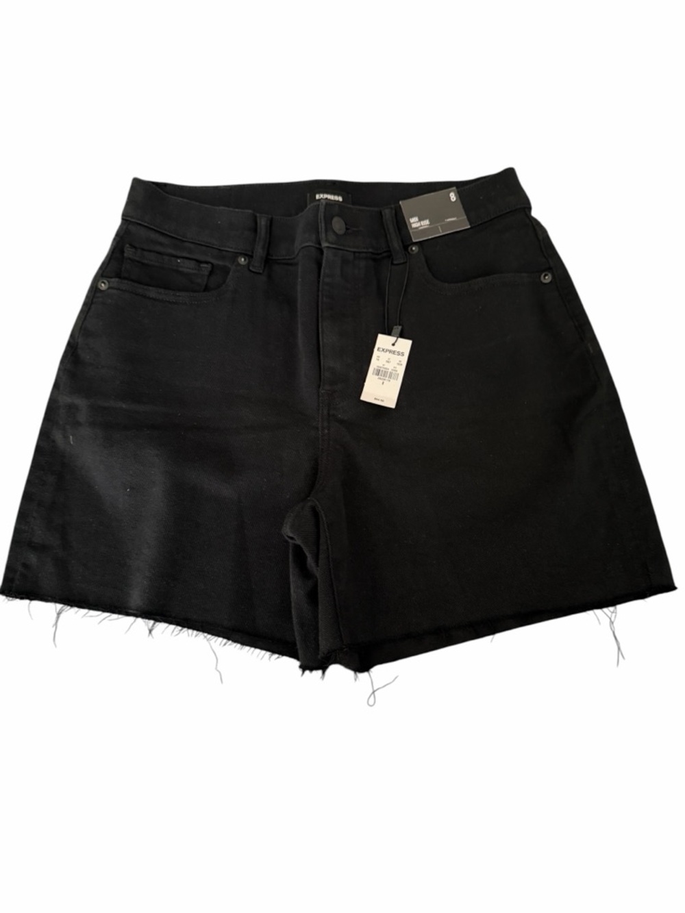 Express High-Rise Midi  Shorts
